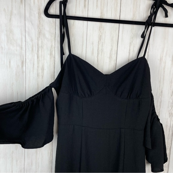 Urban Outfitters NWT little black dress with slit Small - Picture 7 of 14